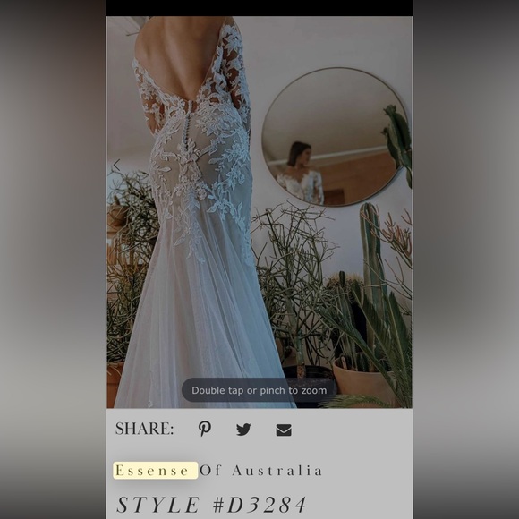 Beautiful Essence of Australia wedding dress - Picture 5 of 10